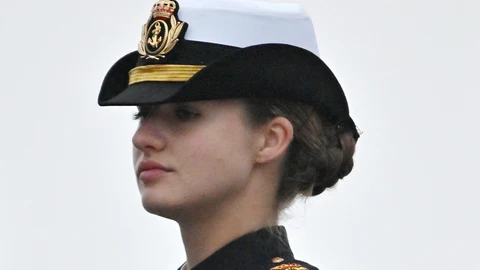 La Princesa Leonor en Valparaíso.