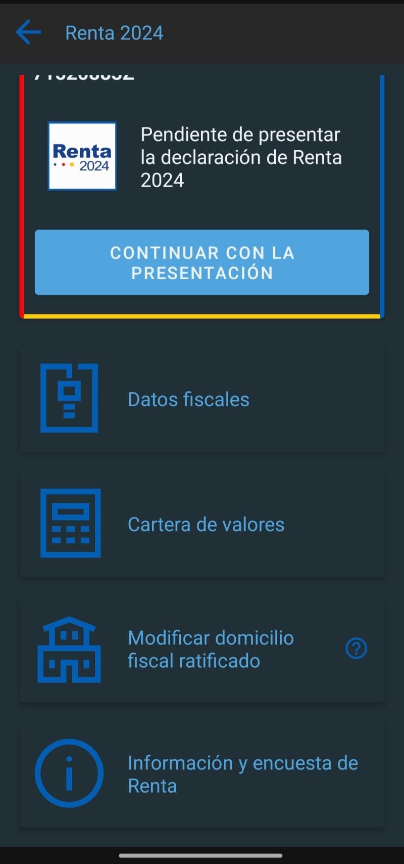 En este punto podremos continuar con la presentación