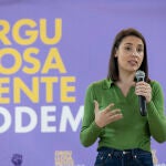 Irene Montero critica impulsar un rearme para luego "ir en chanclas" a la guerra comercial