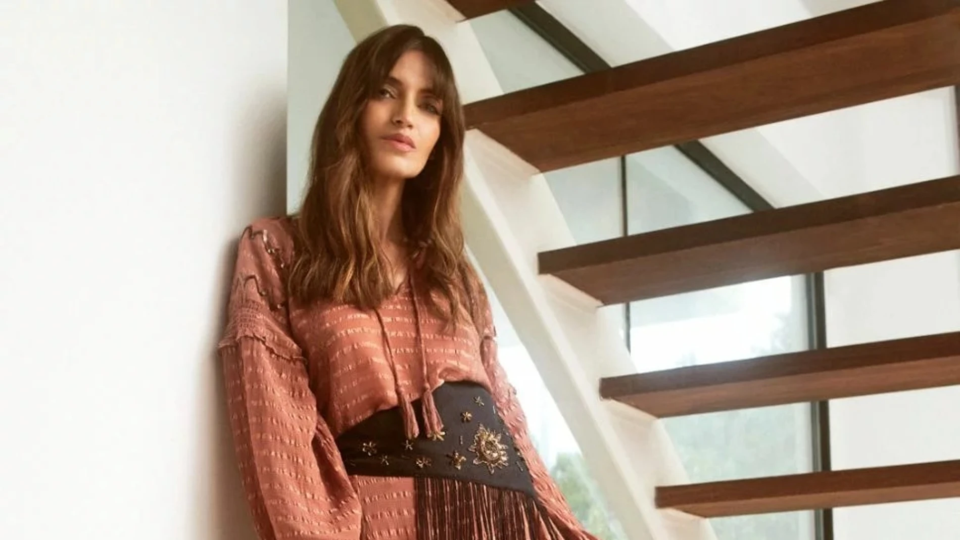 El look más bohemio de Sara Carbonero.