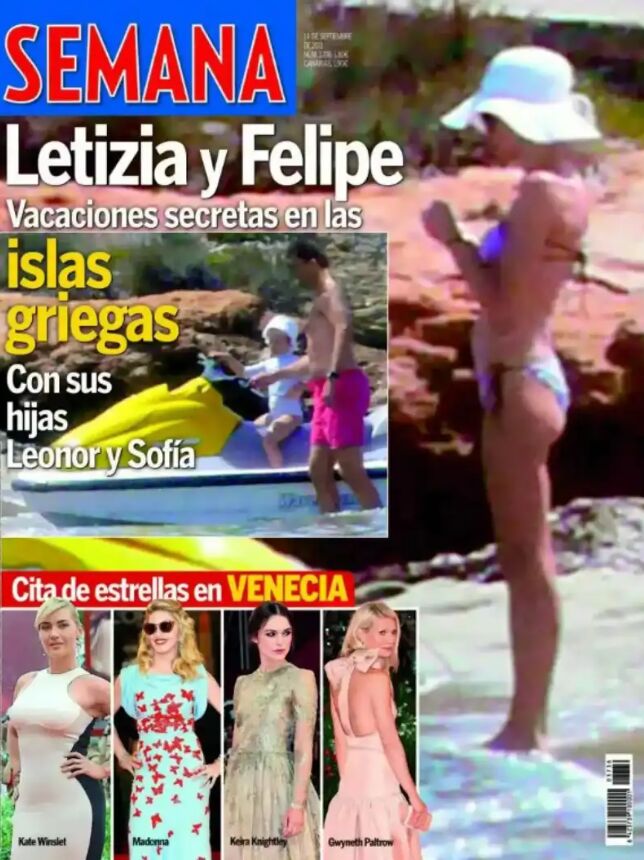 La Reina Letizia en bikini en la portada de la revista &quot;Semana&quot;