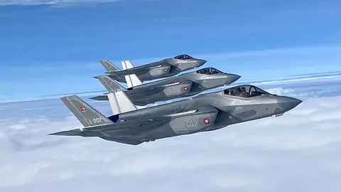 Estreno operativo: los F-35A daneses debutan frente a Rusia en el Báltico