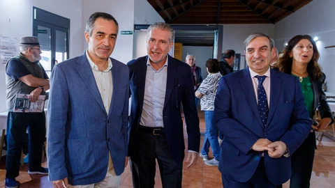 El consejero Sanz Merino durante la jornada celebrada en Segovia