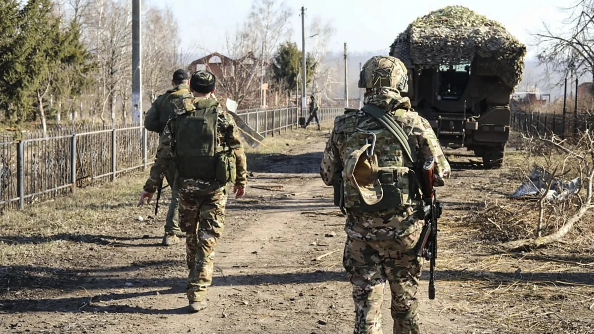 Soldados del Ejército ruso.