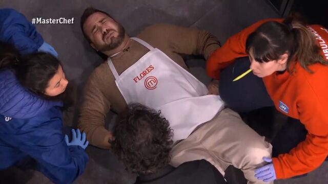 Flores se rompe en directo y “MasterChef” no se detiene