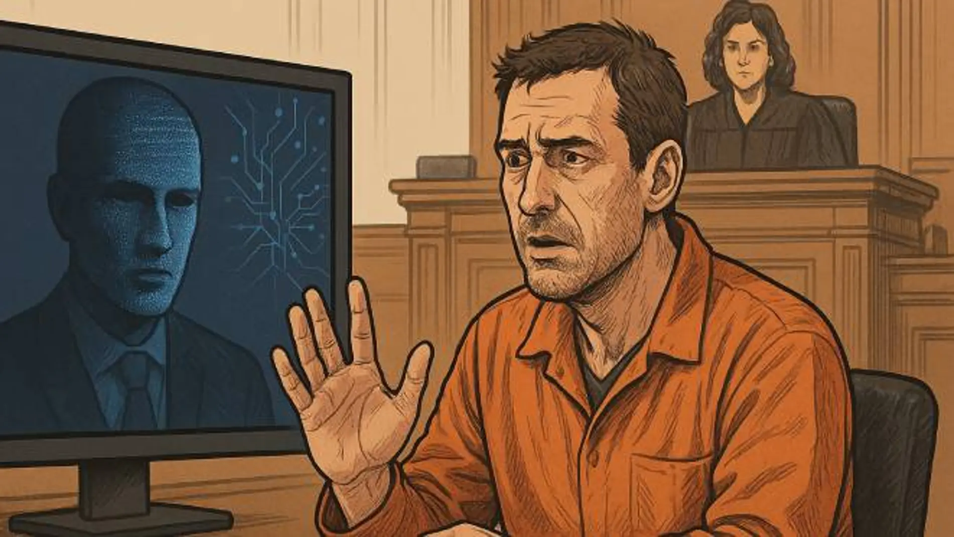 El acusado de amenazar a una jueza de Vigo echa la culpa a la IA: ‘no me reconozco’.