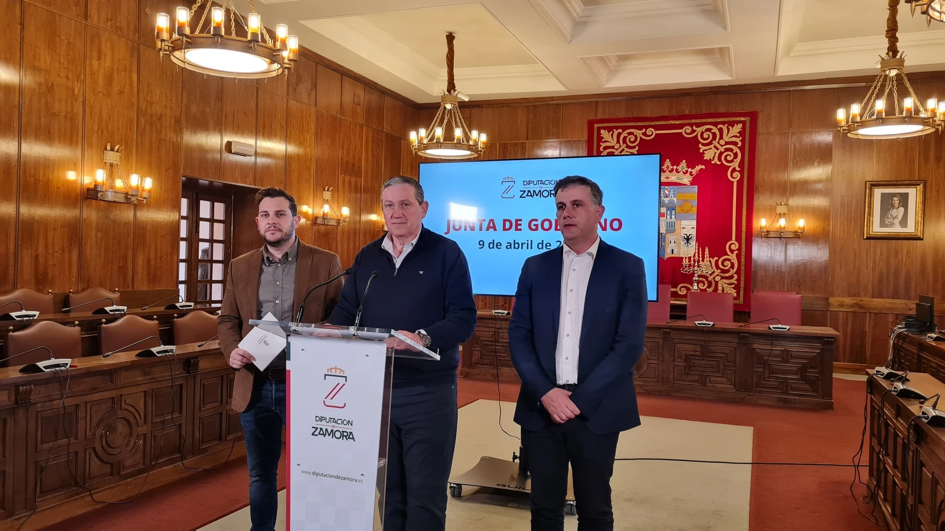 Javier Faúndez durante la rueda de prensa