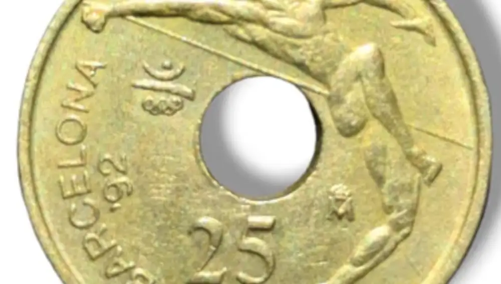 Moneda de 25 pesetas de los Juegos Olímpicos de Barcelona (1992)