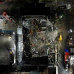 APTOPIX Dominican Republic Roof Collapse