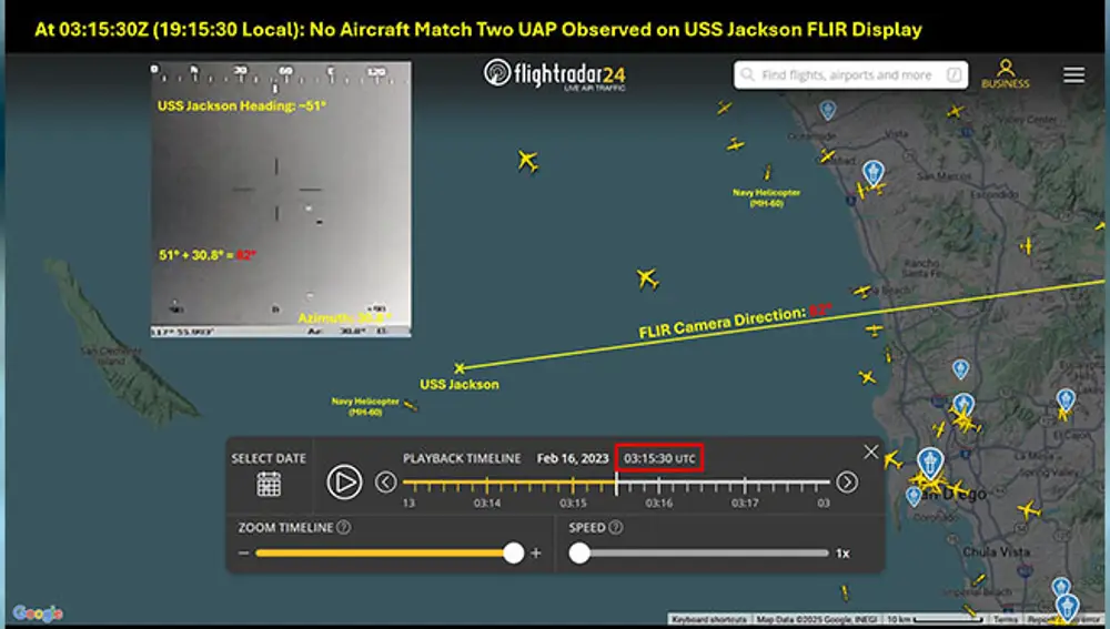El rastreador de vuelos descarta aviones comerciales o helicópteros