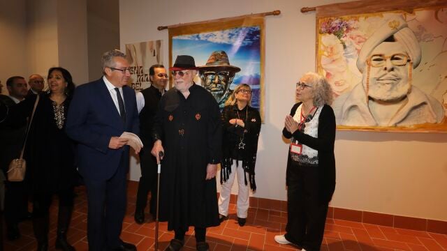 El presidente de la Diputación de Alicante, Toni Pérez, hoy en Villa Adelaida en Santa Pola