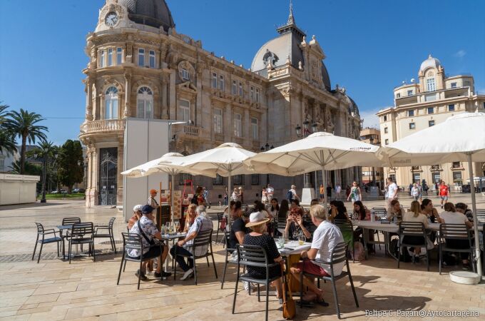 Turistas en Cartagena