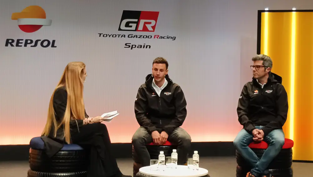 Presentación equipo con Cachón y Rozada