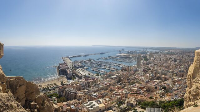 Vista panorámica de la ciudad de Alicante