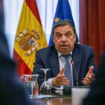 El ministro de Agricultura, Pesca y Alimentación, Luis Planas se reúne con las organizaciones agrarias Asaja, COAG, UPA y Unión de Uniones