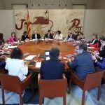 El presidente de la Generalitat, Salvador Illa, encabeza la reunión del Consell Executiu de este martes