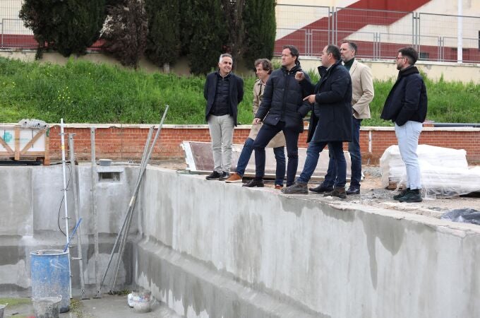 Obras piscinas del Polígono de Toledo