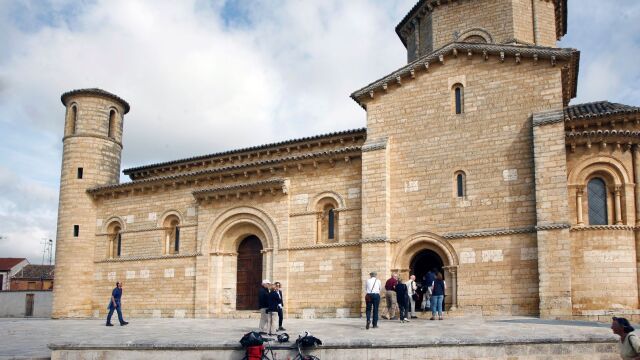 La iglesia de San Martín de la localidad palentina de Frómista