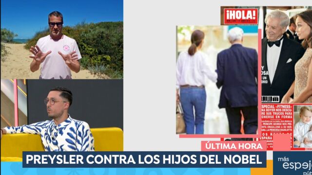 Tercera bronca seguida por la muerte de Mario Vargas Llosa en 'Espejo Público': "¿Te queda claro, guapito?"