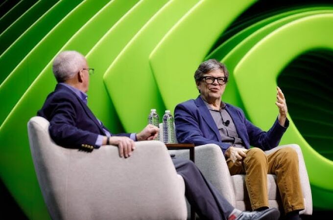 Yann LeCun durante la ponencia en el evento de Nvidia