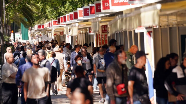 Imagen de la pasada edición de la Feria del Libro de Málaga