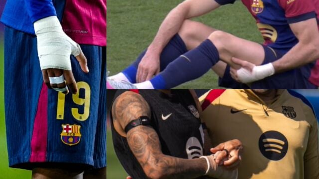 Lo que se esconde tras el misterio de las manos vendadas de los jugadores del Barça: ¿Para qué sirve?