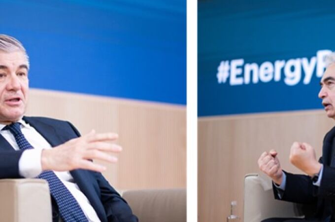 Francisco Reynes y Fatih Birol en la última edición del ciclo de conferencias de alto nivel Energy Prospectives