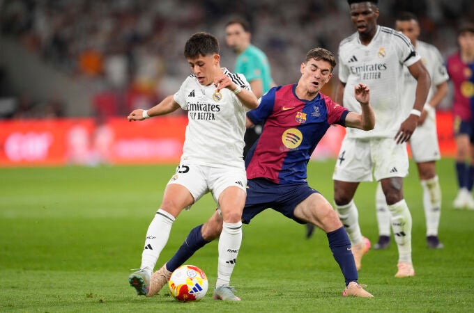 Arda Güler entró en la segunda parte de la final de Copa