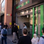Supermercado Mercadona Calle Fuencarral el día del apagón en la Península Ibérica. David Jar