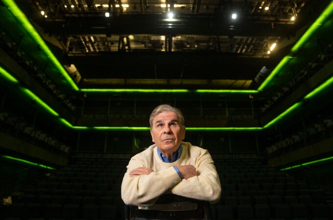 Pedro Ruiz en la Sala Verde de los Teatros del Canal, en Madrid