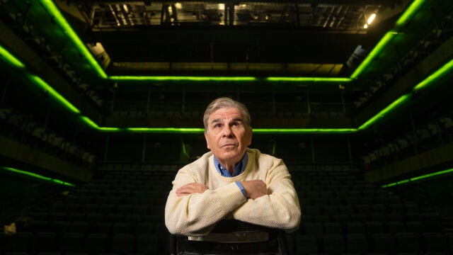 Pedro Ruiz en la Sala Verde de los Teatros del Canal, en Madrid