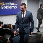 Sánchez comparece tras la reunión del Consejo de Seguridad Nacional y el Consejo de Ministros