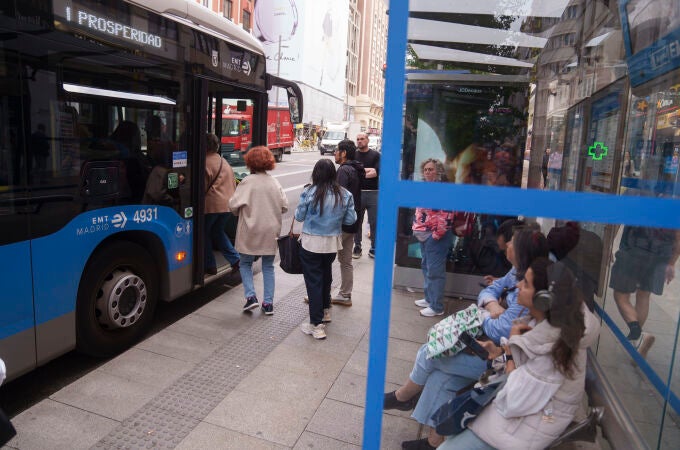 Los autobuses de la EMT han sido gratuitos a lo largo de la jornada de hoy