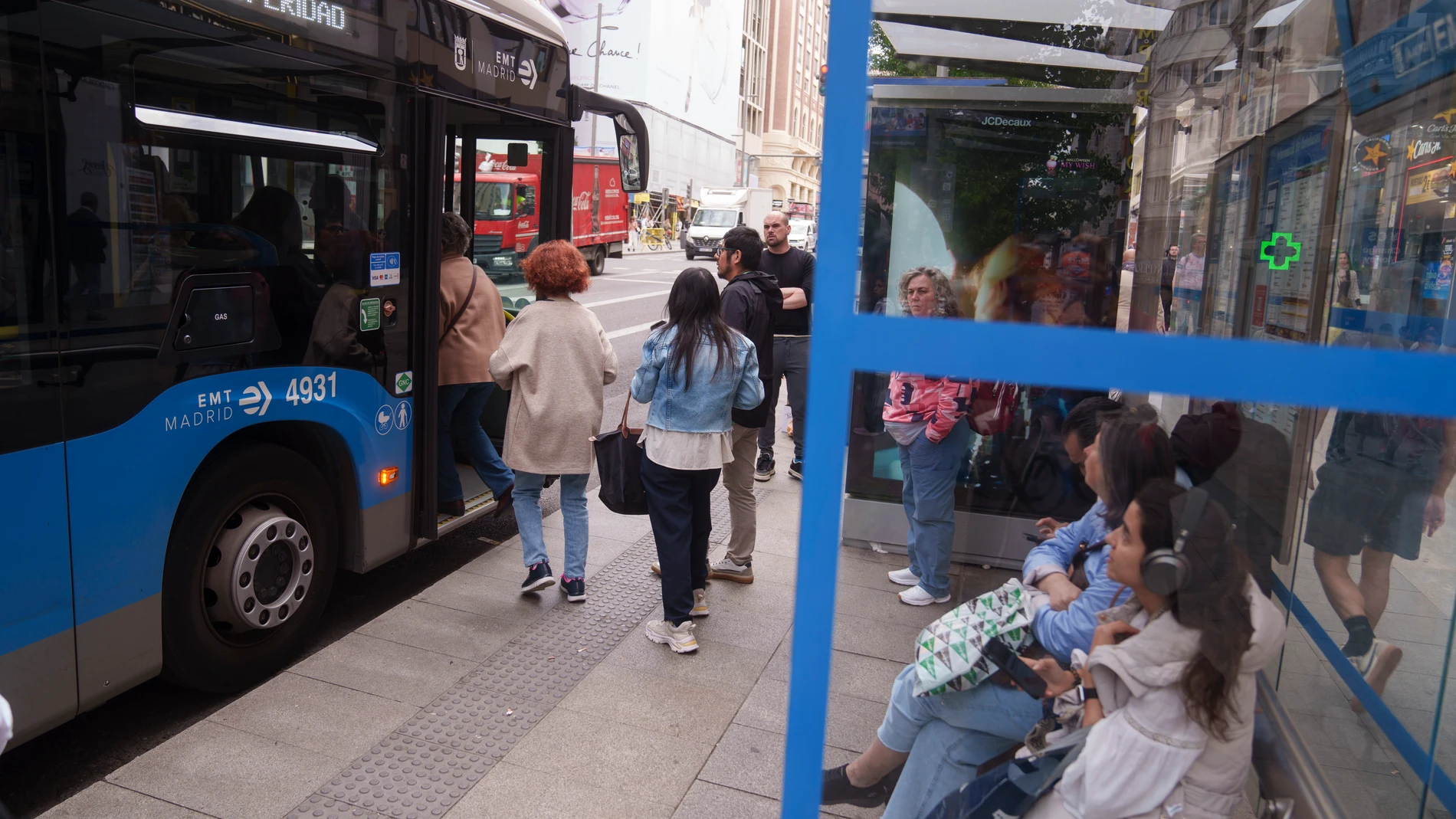 Los autobuses de la EMT han sido gratuitos a lo largo de la jornada de hoy