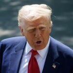 US President Donald Trump departs to Michigan on his 100 days in office