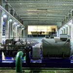 Interior de la planta desalinizadora de Bahía de Palma en Baleares, con la mayor capacidad de producción de Veolia en España