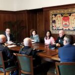 Comité de Emergencias del Ayuntamiento de Ponferrada presidido por el alcalde, Marco Morala