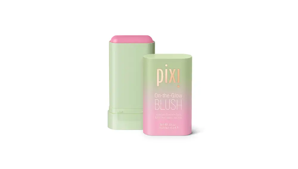 On-the-glow blush.