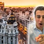 La ciudad de Madrid junto con un influencer
