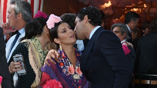 Tana Rivera y Tomás Páramo en la Feria de Abril.