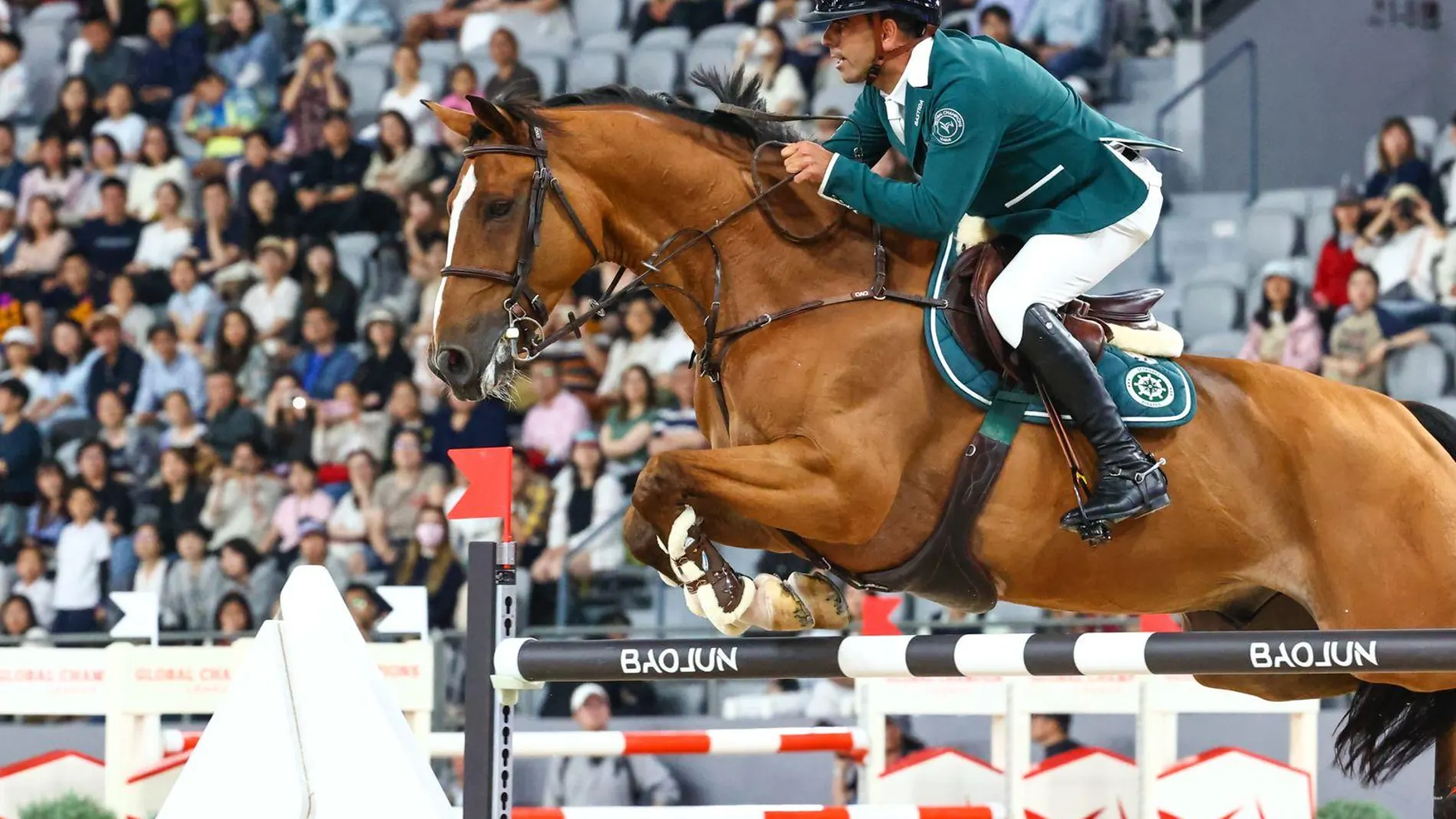 Mariano Martínez Bastida, en competición en China