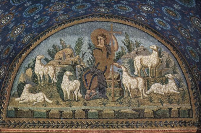 Mosaico del Mausoleo de Gala Placidia en Ravena