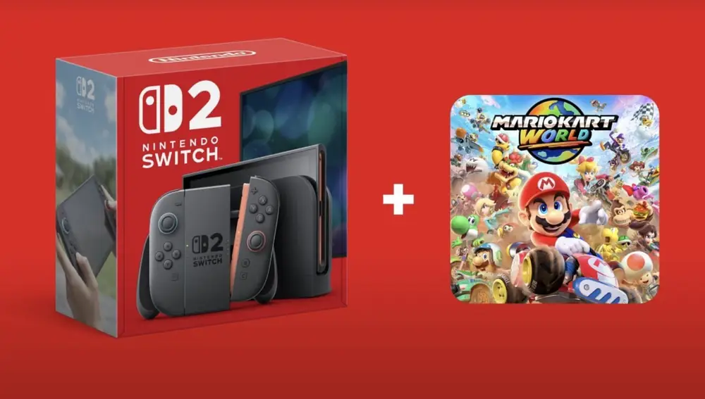 Nintendo Switch 2 tiene un pack junto a Mario Kart World