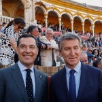 Alberto Núñez Feijóo y Juanma Moreno