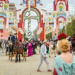 Ambiente en el Real de la Feria de Abril de Sevilla