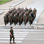 Acto de despedida del contingente de la Operación Flanco Este Eslovaquia (SVK IV), liderado por el Regimiento de Caballería ‘Farnesio’ Nº12. en la base militar El Empecinado