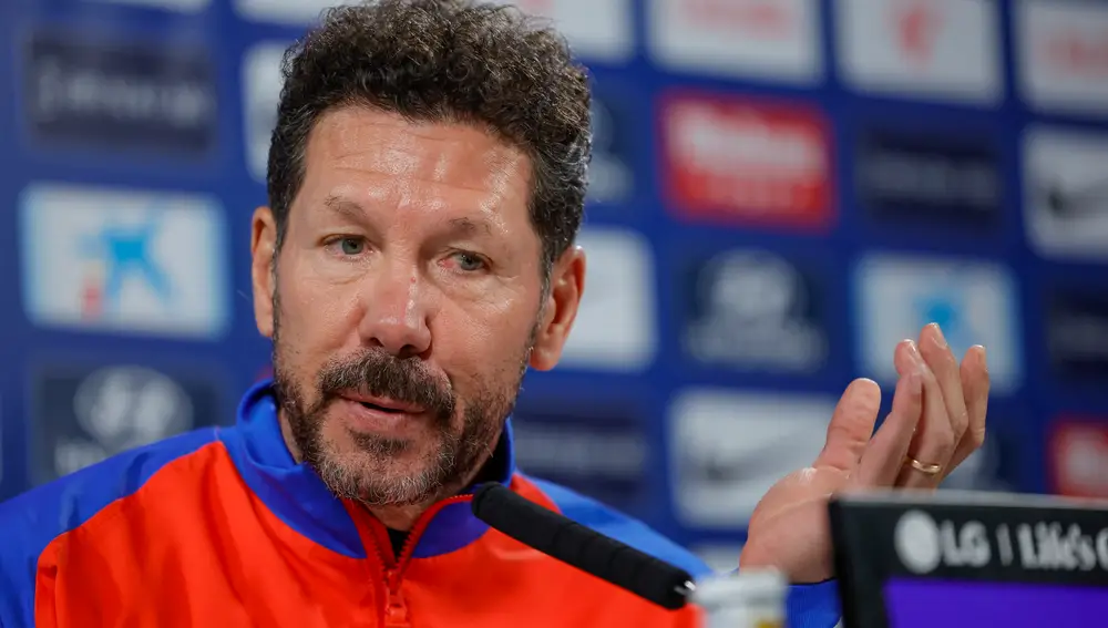 Rueda de prensa tras el entrenamiento del Atlético de Madrid