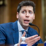 Sam Altman durante su comparecencia en el Senado de EE. UU.