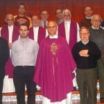Robert Prevost en su visita al colegio de Los Olivos de Málaga siendo superior general de la Orden de San Agustín