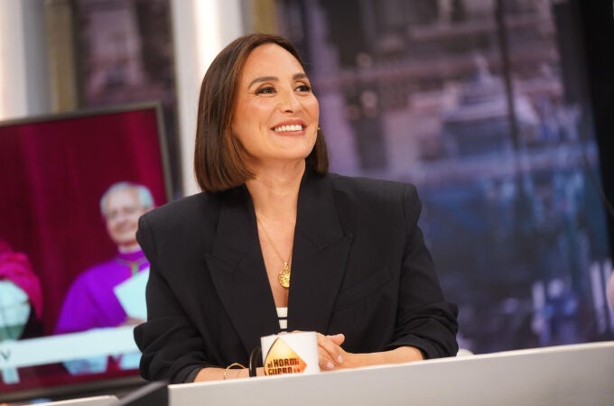 El look de Tamara Falcó en 'El Hormiguero'.